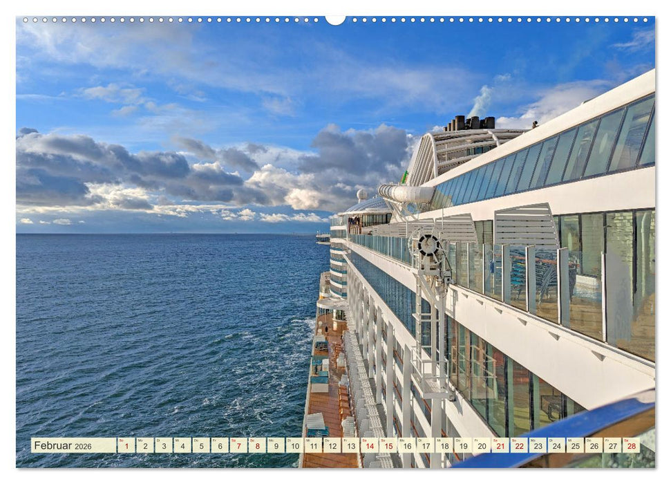 Kreuzfahrt - Metropolentour (CALVENDO Premium Wandkalender 2026)