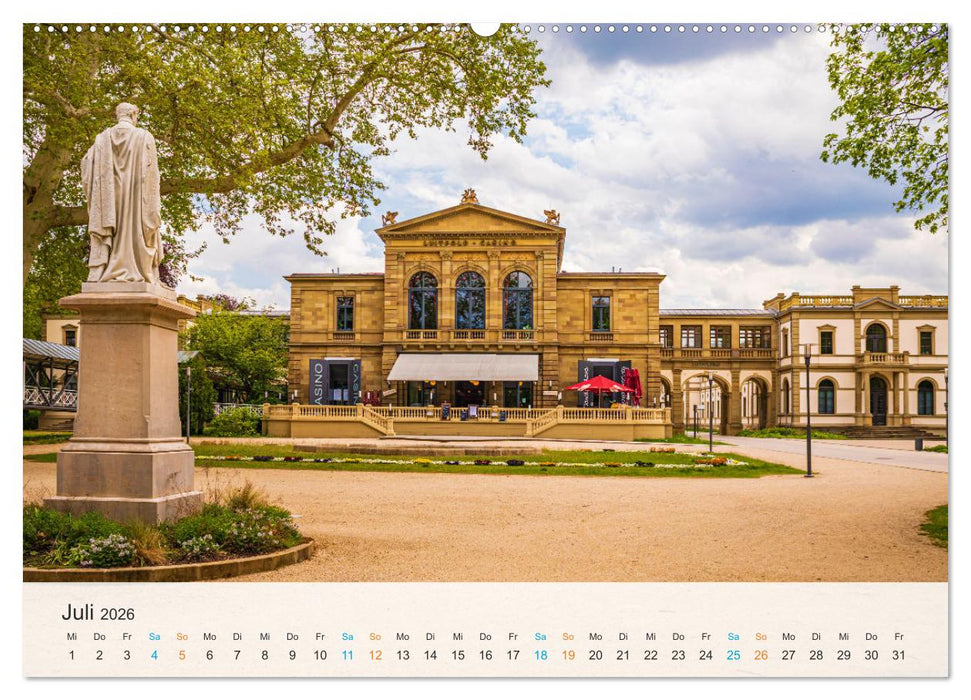 Bad Kissingen - Welterbe-Kurstadt (CALVENDO Premium Wandkalender 2026)