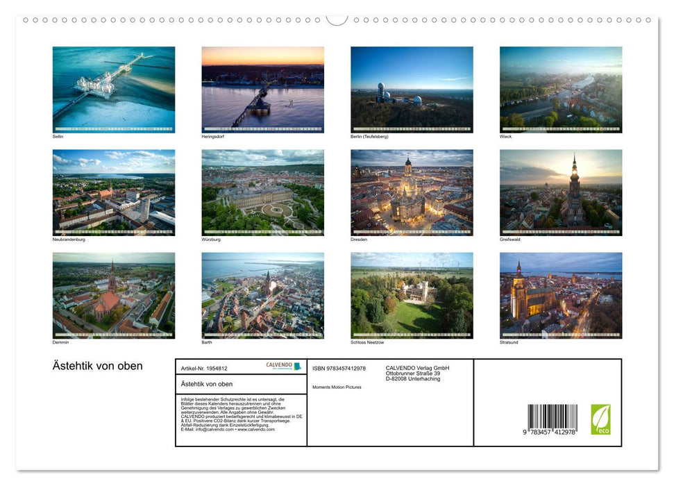 Ästehtik von oben (CALVENDO Premium Wandkalender 2026)