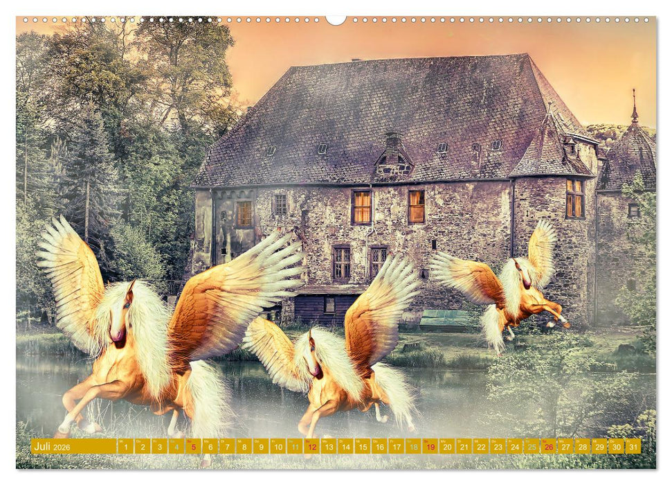 Pferde Fantasie (CALVENDO Premium Wandkalender 2026)