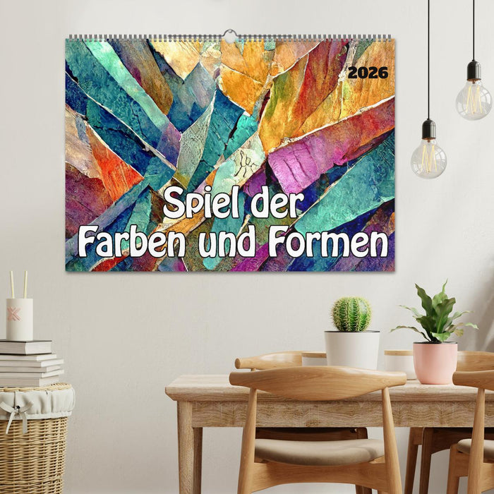 Spiel der Farben und Formen (CALVENDO Wandkalender 2026)