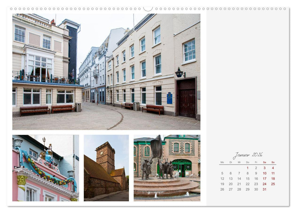 Kanalinseln - Jersey Guernsey Sark (CALVENDO Premium Wandkalender 2026)