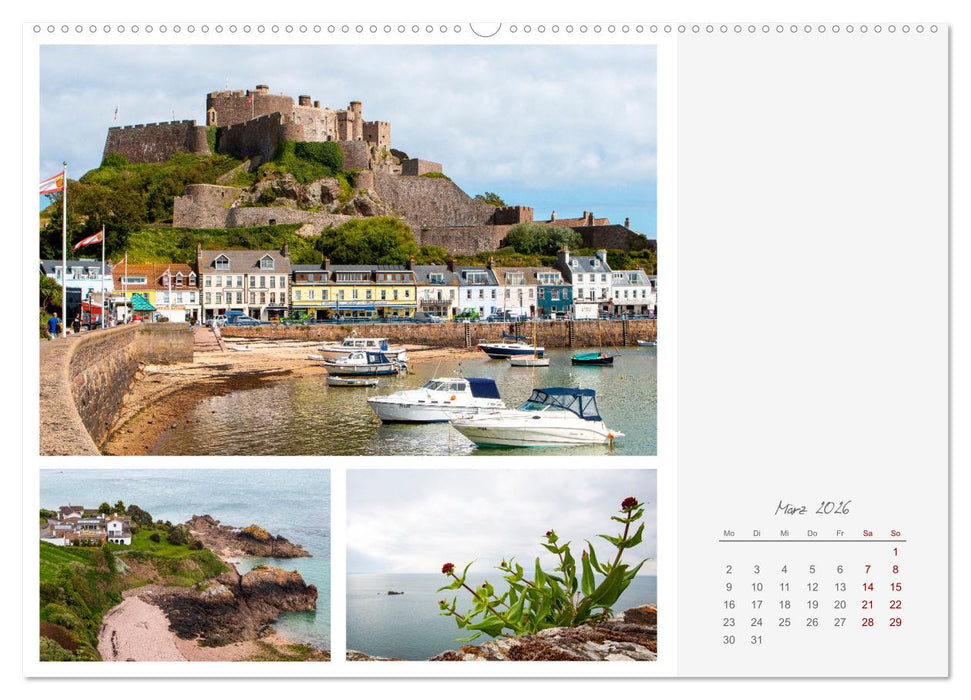 Kanalinseln - Jersey Guernsey Sark (CALVENDO Premium Wandkalender 2026)