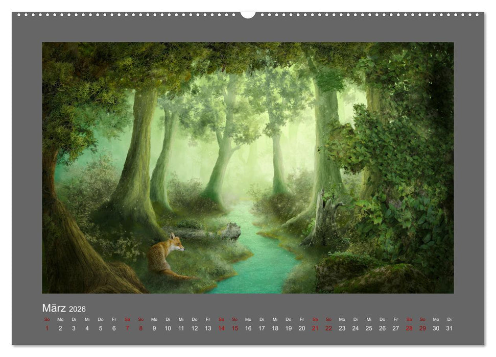 Geheimnisse des alten Waldes (CALVENDO Premium Wandkalender 2026)