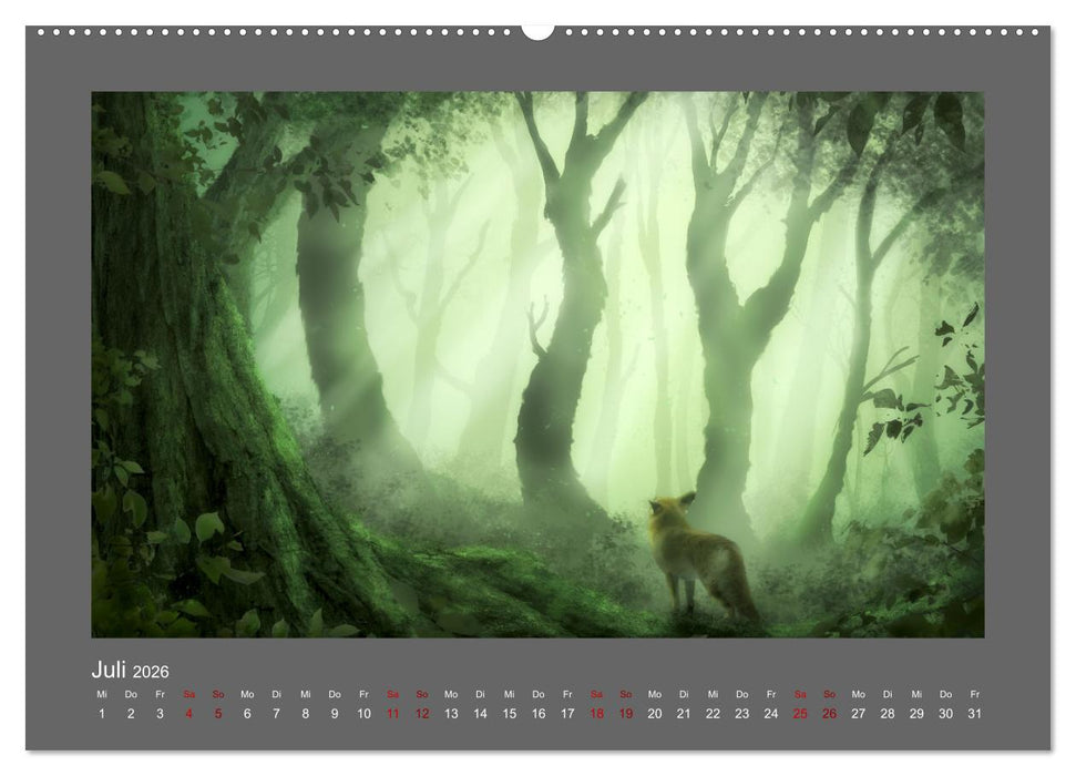Geheimnisse des alten Waldes (CALVENDO Premium Wandkalender 2026)