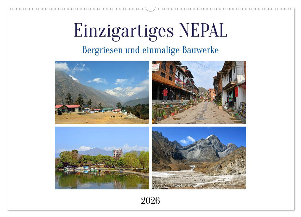 Einzigartiges NEPAL (CALVENDO Wandkalender 2026)