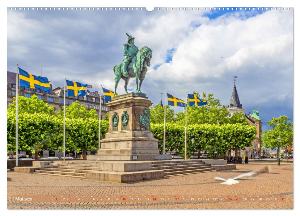 Malmö in Schweden (CALVENDO Premium Wandkalender 2026)