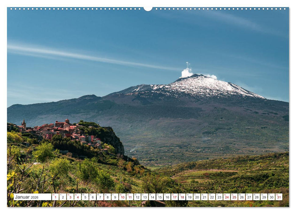 Ätna - Europas höchster Vulkan (CALVENDO Wandkalender 2026)