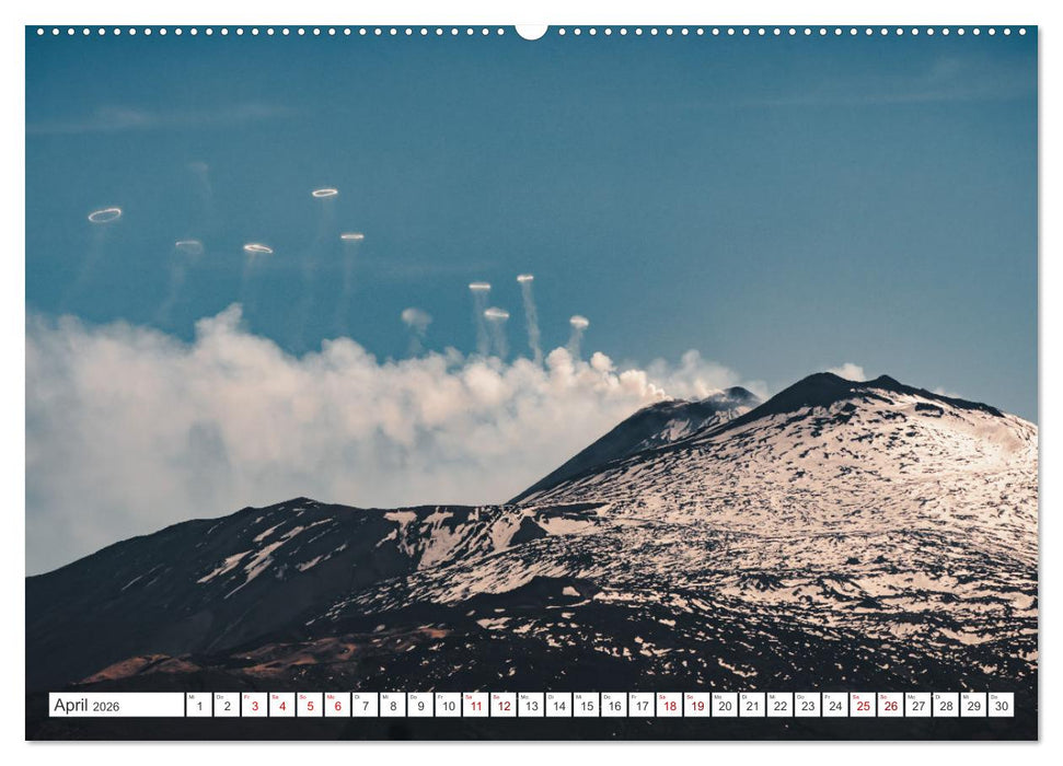 Ätna - Europas höchster Vulkan (CALVENDO Wandkalender 2026)