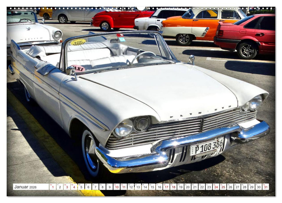 BEST OF PLYMOUTH - Schlachtschiffe auf Rädern (CALVENDO Premium Wandkalender 2026)