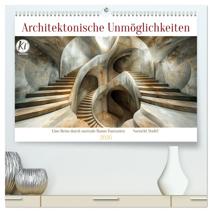 Architektonische Unmöglichkeiten (CALVENDO Premium Wandkalender 2026)