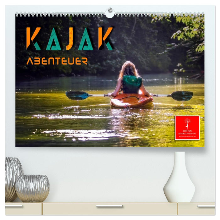 Kajak Abenteuer (CALVENDO Premium Wandkalender 2026)
