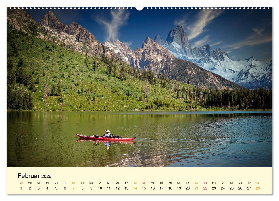 Kajak Abenteuer (CALVENDO Premium Wandkalender 2026)