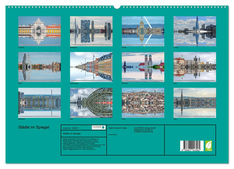 Städte im Spiegel (CALVENDO Premium Wandkalender 2026)