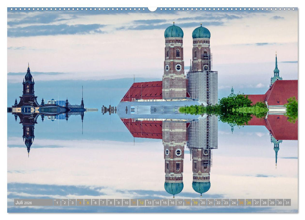 Städte im Spiegel (CALVENDO Premium Wandkalender 2026)