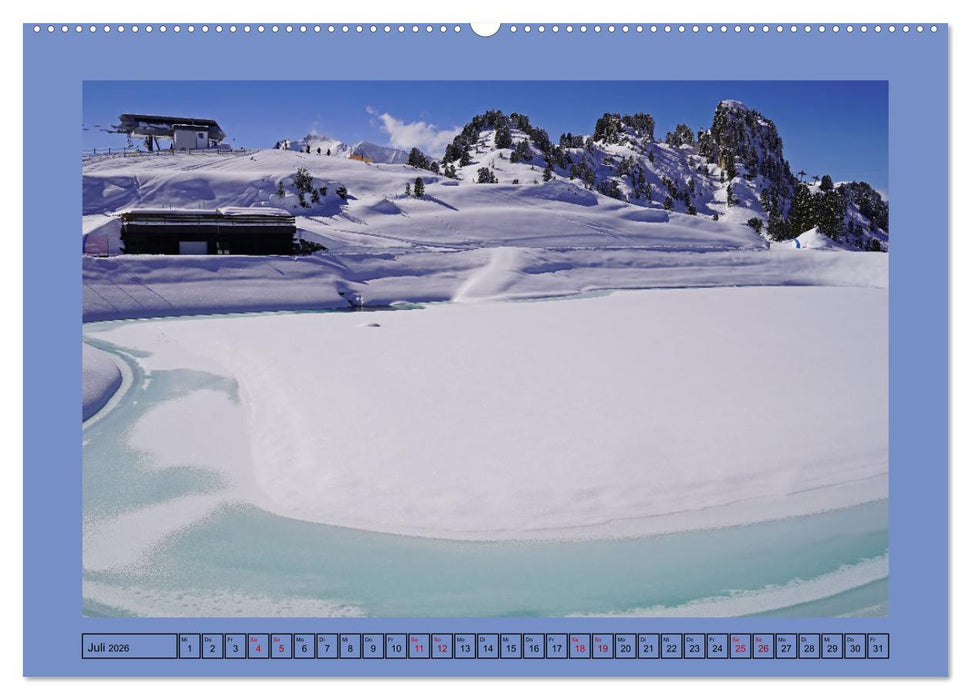 Winterwanderung in den Tuxer Alpen (CALVENDO Premium Wandkalender 2026)
