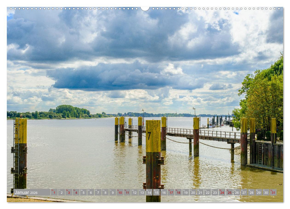 Ein Blick auf Brake (CALVENDO Premium Wandkalender 2026)