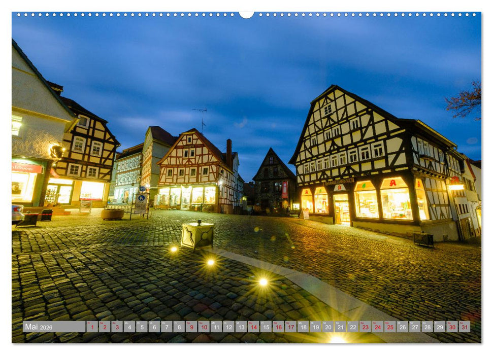 Ein Blick auf Lauterbach in Hessen (CALVENDO Premium Wandkalender 2026)