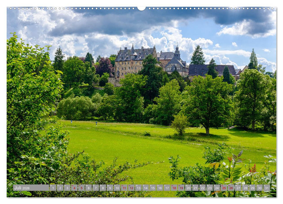 Ein Blick auf Lauterbach in Hessen (CALVENDO Premium Wandkalender 2026)