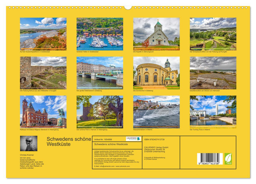 Schwedens schöne Westküste (CALVENDO Premium Wandkalender 2026)