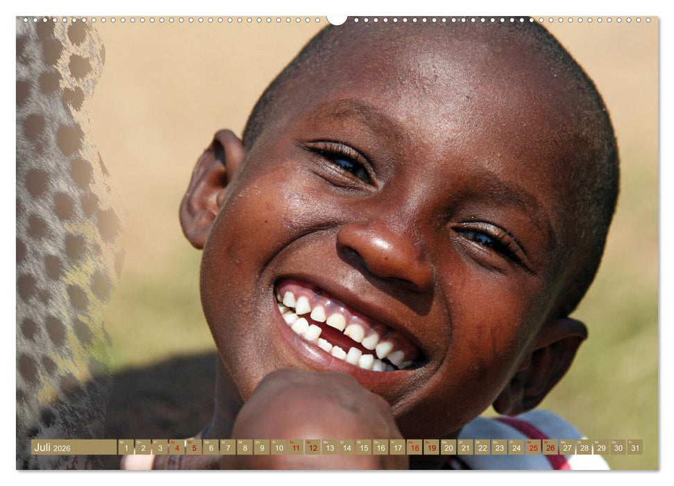 Afrika Kinder (CALVENDO Premium Wandkalender 2026)