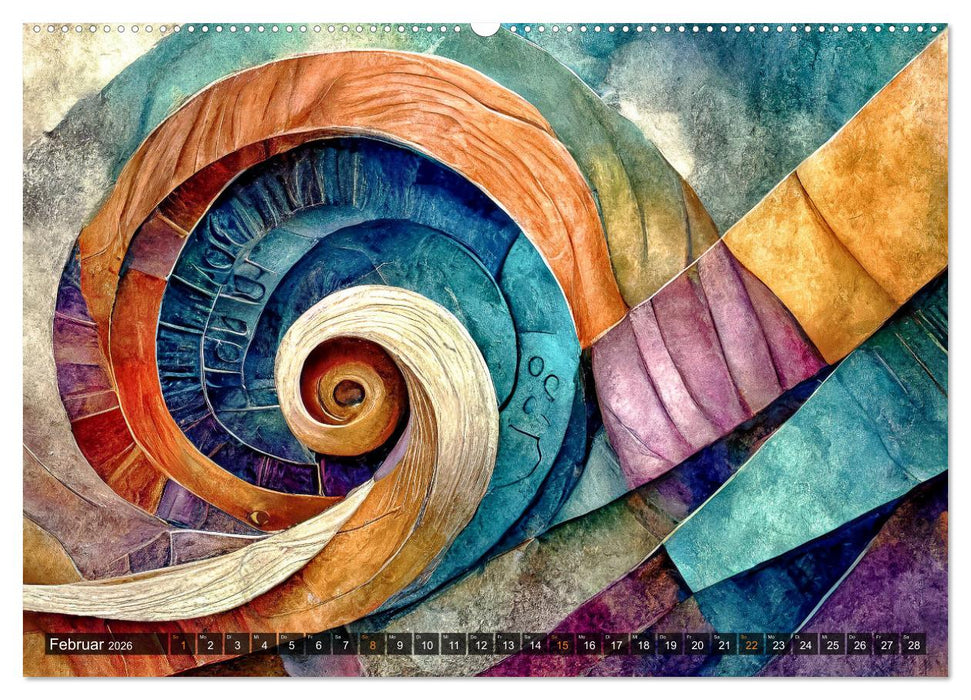 Spiel der Farben und Formen (CALVENDO Premium Wandkalender 2026)