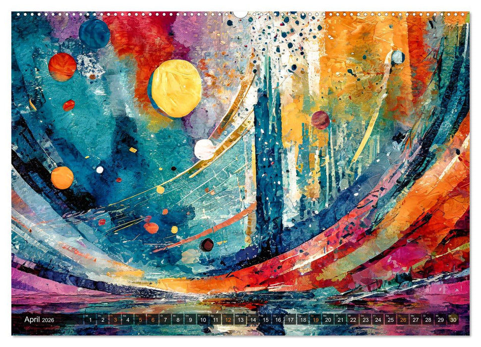 Spiel der Farben und Formen (CALVENDO Premium Wandkalender 2026)