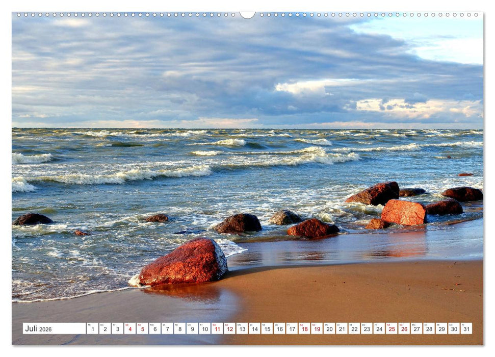 Traumküste - Estlands Naturparadies Saka (CALVENDO Premium Wandkalender 2026)