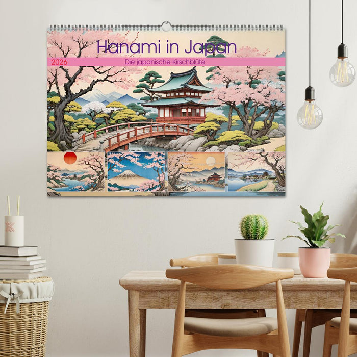 Hanami in Japan (CALVENDO Wandkalender 2026)