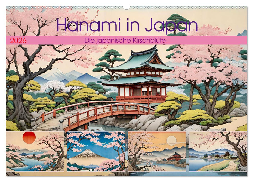 Hanami in Japan (CALVENDO Wandkalender 2026)