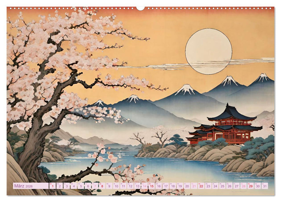 Hanami in Japan (CALVENDO Wandkalender 2026)
