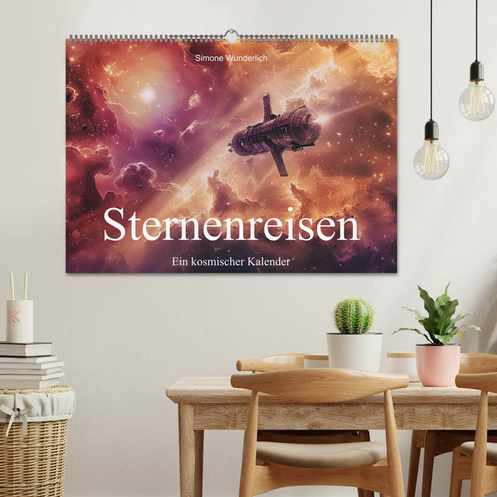 Sternenreisen - Ein kosmischer Kalender (CALVENDO Wandkalender 2026)