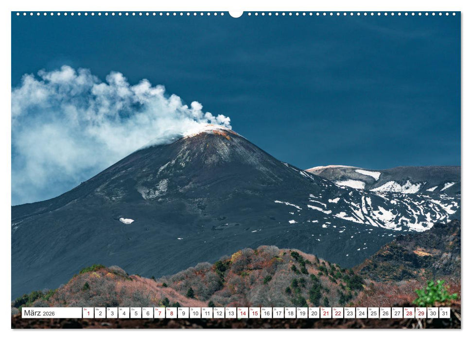 Ätna - Europas höchster Vulkan (CALVENDO Premium Wandkalender 2026)