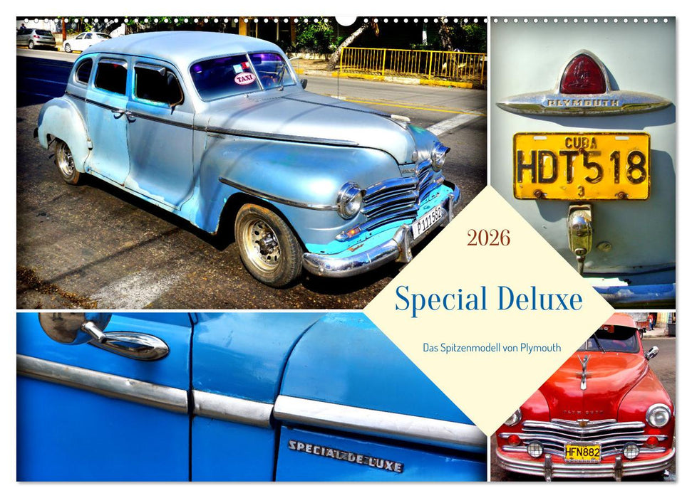 Special Deluxe - Das Spitzenmodell von Plymouth (CALVENDO Wandkalender 2026)