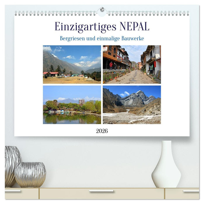 Einzigartiges NEPAL (CALVENDO Premium Wandkalender 2026)