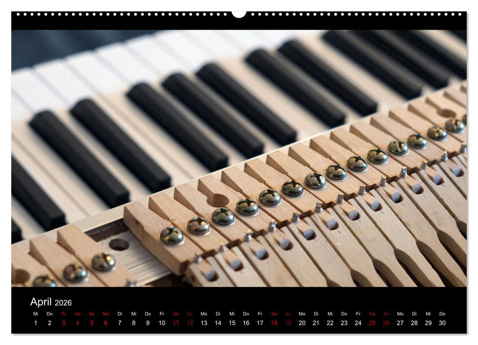 Klavier Momente (CALVENDO Premium Wandkalender 2026)