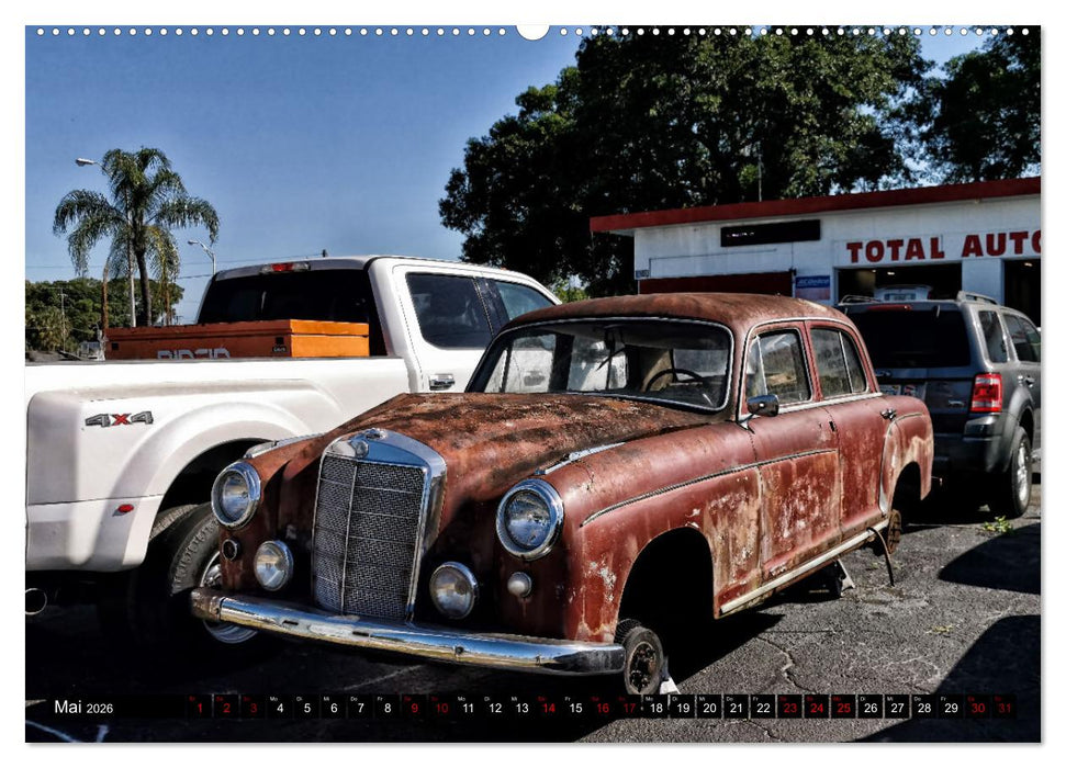 Florida Junk Cars (CALVENDO Premium Wandkalender 2026)