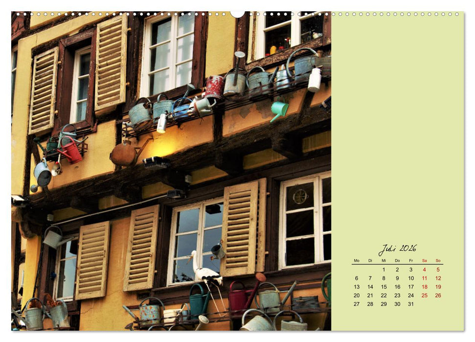Fassadenrausch in Colmar (CALVENDO Premium Wandkalender 2026)