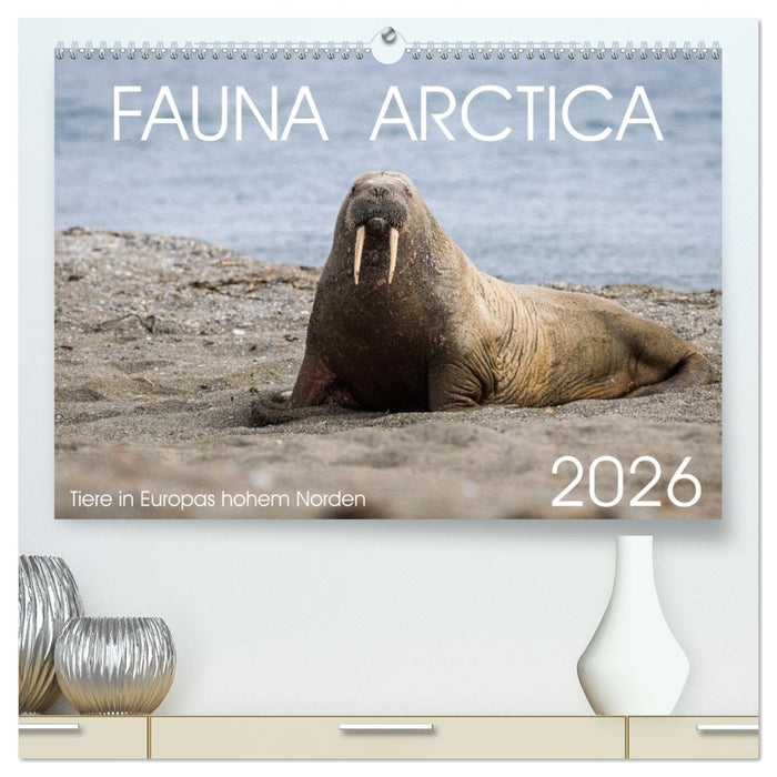 Fauna arctica (CALVENDO Premium Wandkalender 2026)