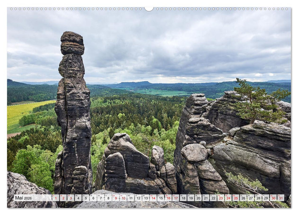 Sächsische Schweiz Momente 2026 (CALVENDO Premium Wandkalender 2026)