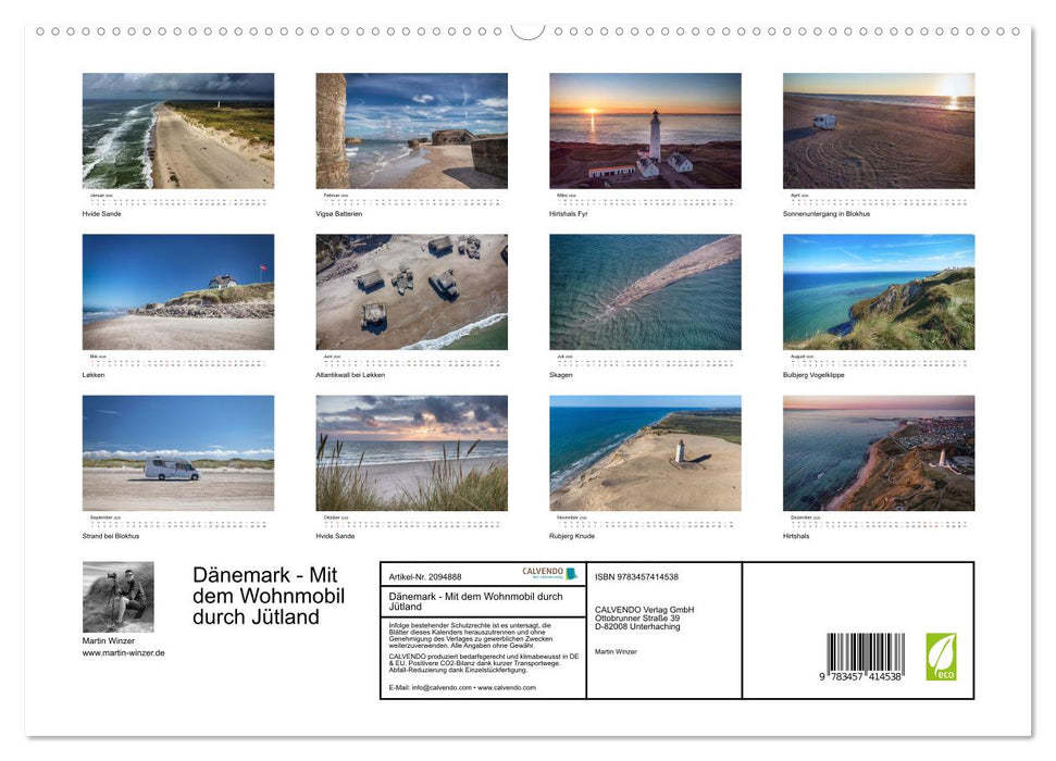 Dänemark - Mit dem Wohnmobil durch Jütland (CALVENDO Premium Wandkalender 2026)