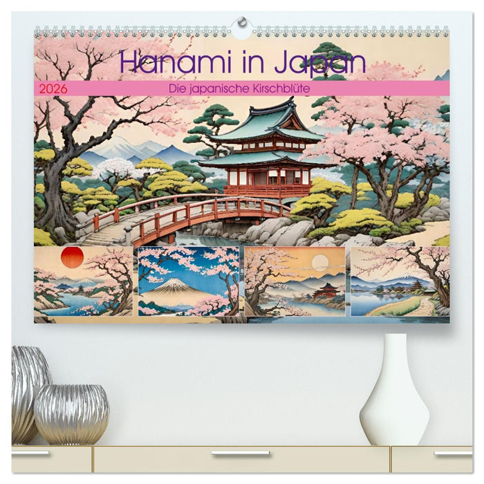 Hanami in Japan (CALVENDO Premium Wandkalender 2026)
