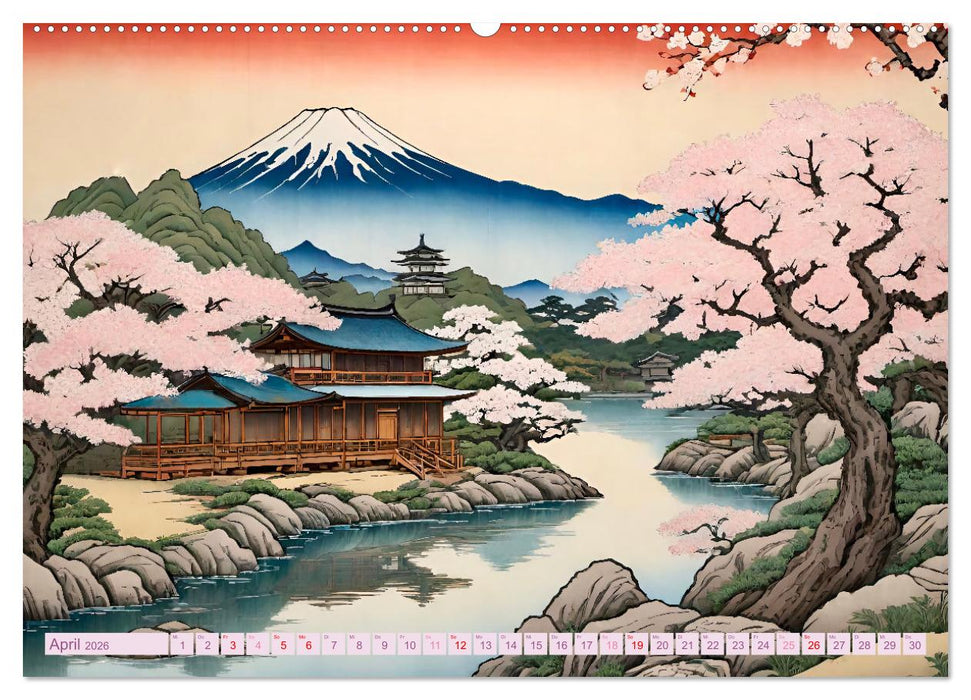 Hanami in Japan (CALVENDO Premium Wandkalender 2026)