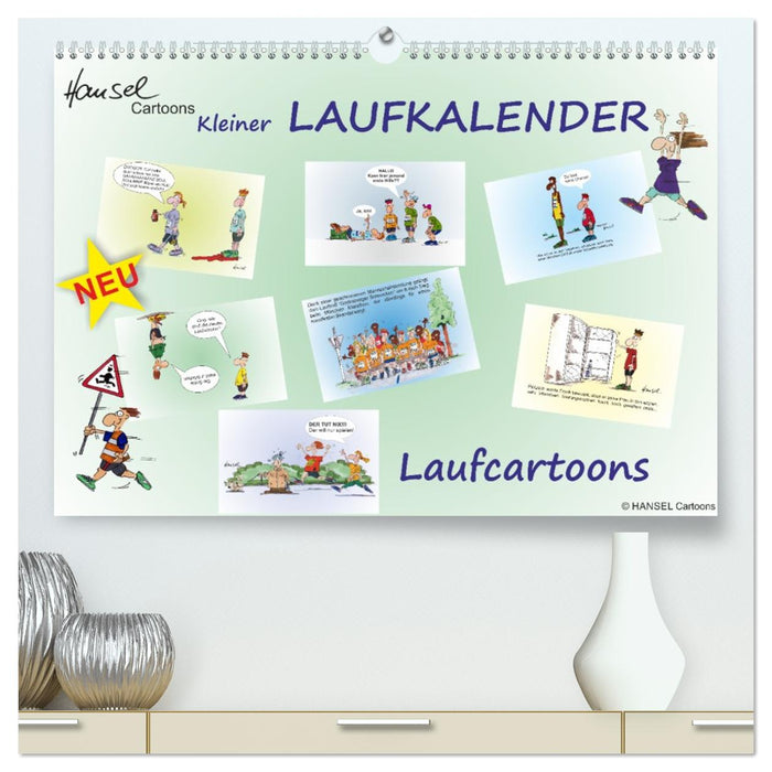 HANSELs kleiner Laufkalender (CALVENDO Premium Wandkalender 2026)