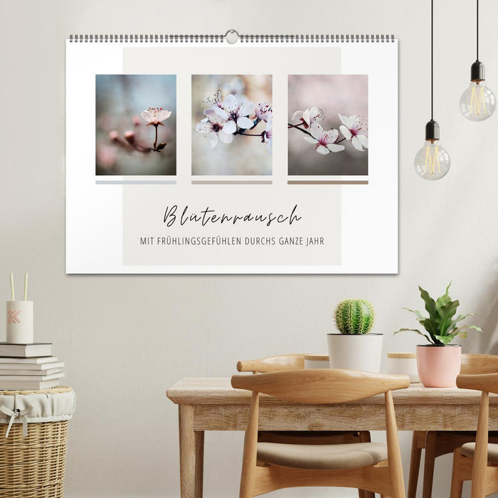 Blütenrausch - Mit Frühlingsgefühlen durchs ganze Jahr (CALVENDO Wandkalender 2026)