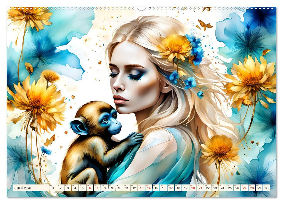 Rührende Freundschaften (CALVENDO Wandkalender 2026)