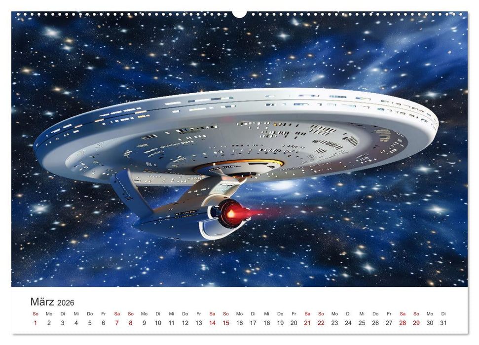 Sternenreisen - Ein kosmischer Kalender (CALVENDO Premium Wandkalender 2026)