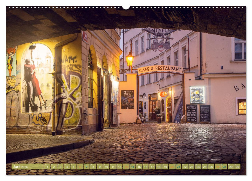 Winterzauber in Prag (CALVENDO Premium Wandkalender 2026)