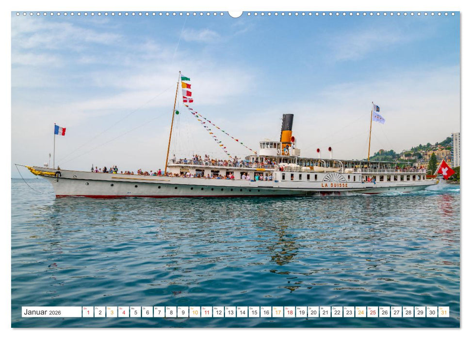 Parade-Navale in Montreux (CALVENDO Premium Wandkalender 2026)