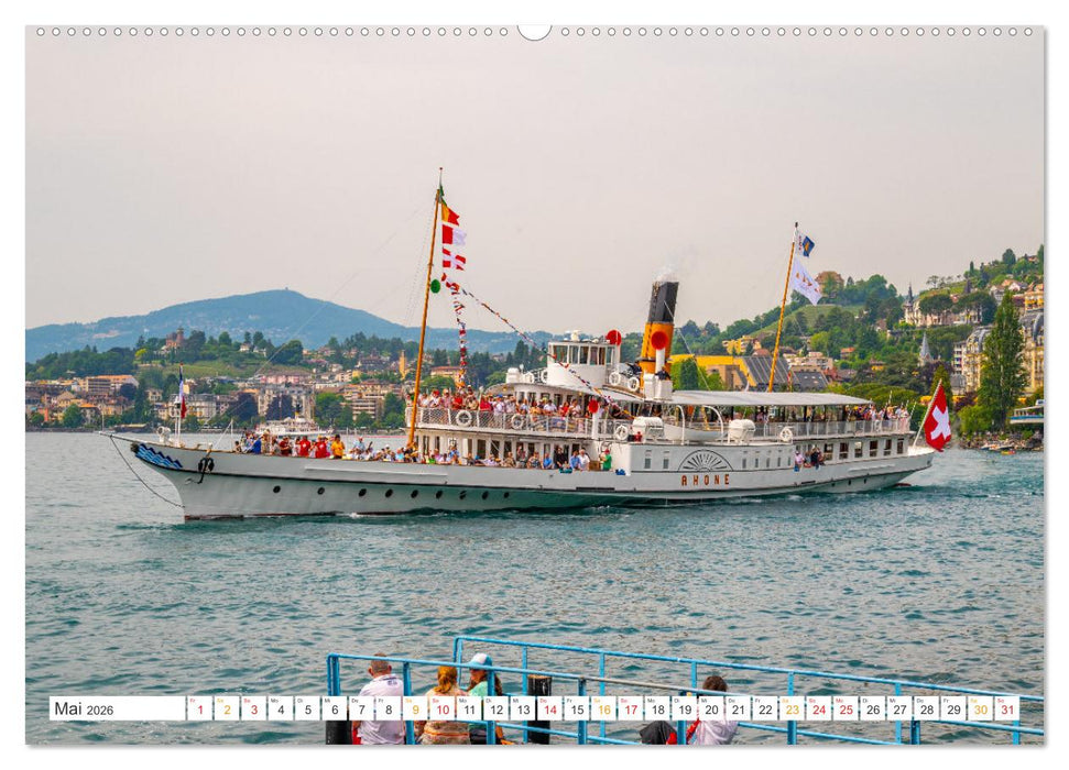 Parade-Navale in Montreux (CALVENDO Premium Wandkalender 2026)